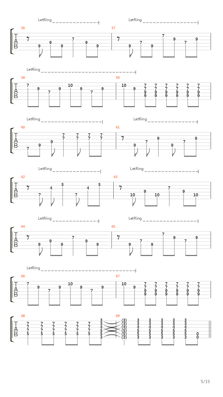 Entre Dos Tierras吉他谱