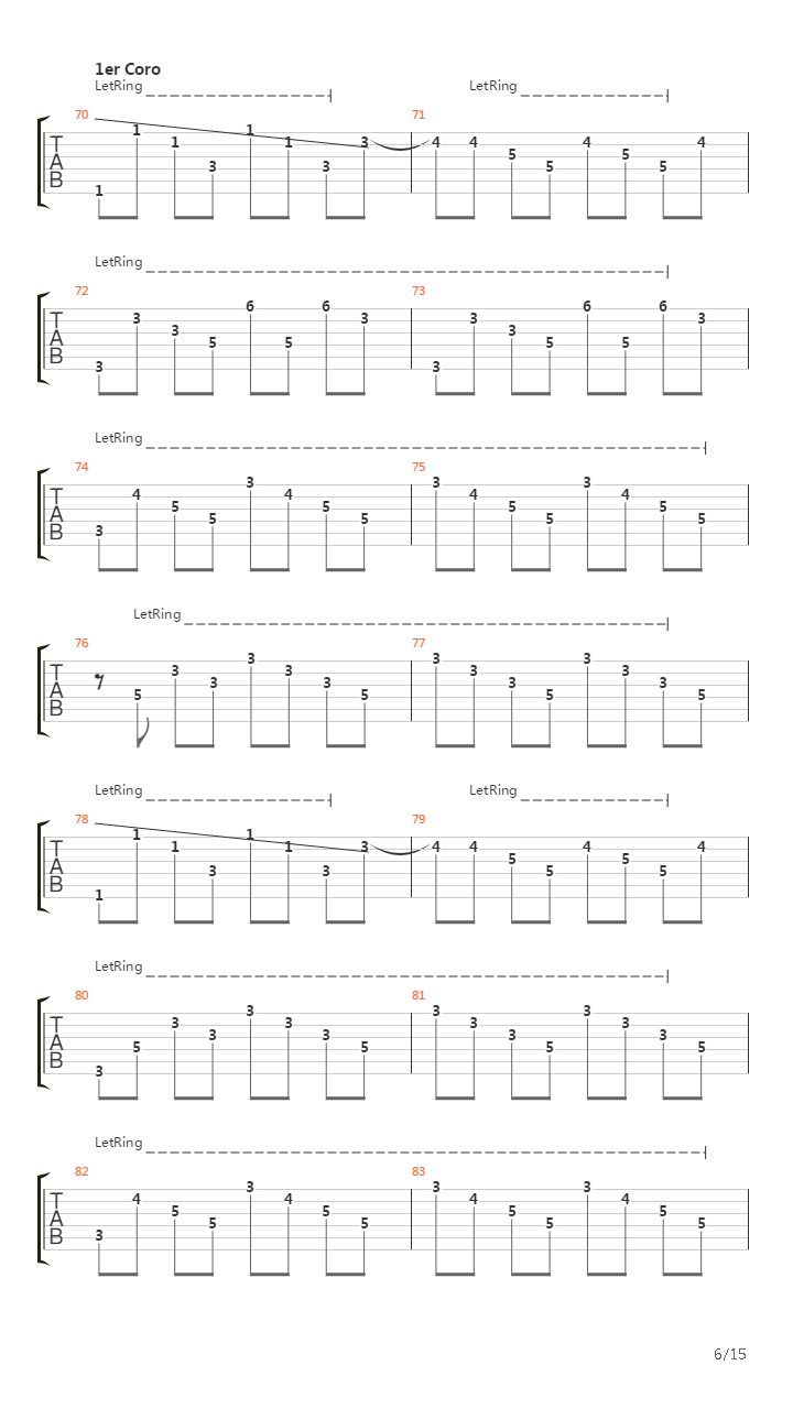 Entre Dos Tierras吉他谱