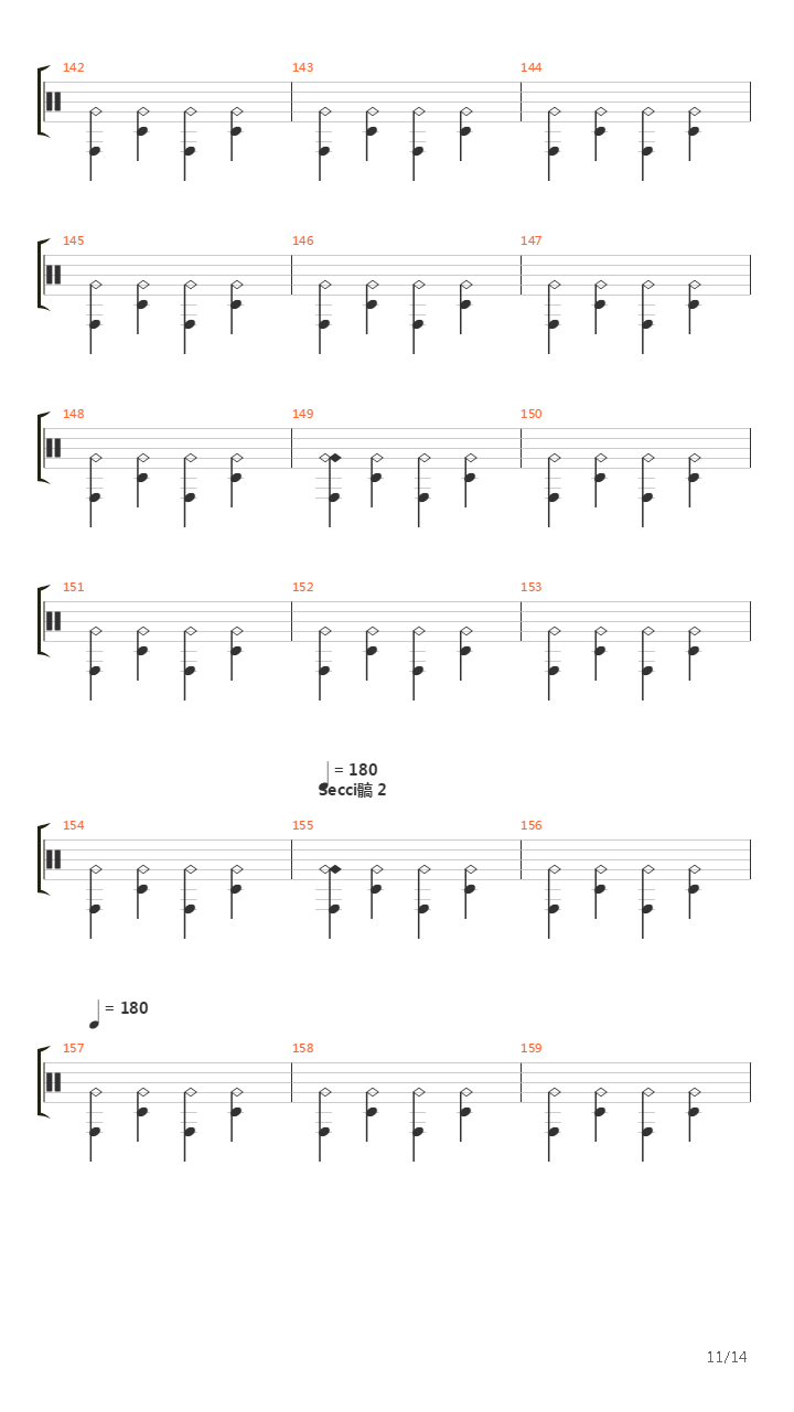La Herida吉他谱