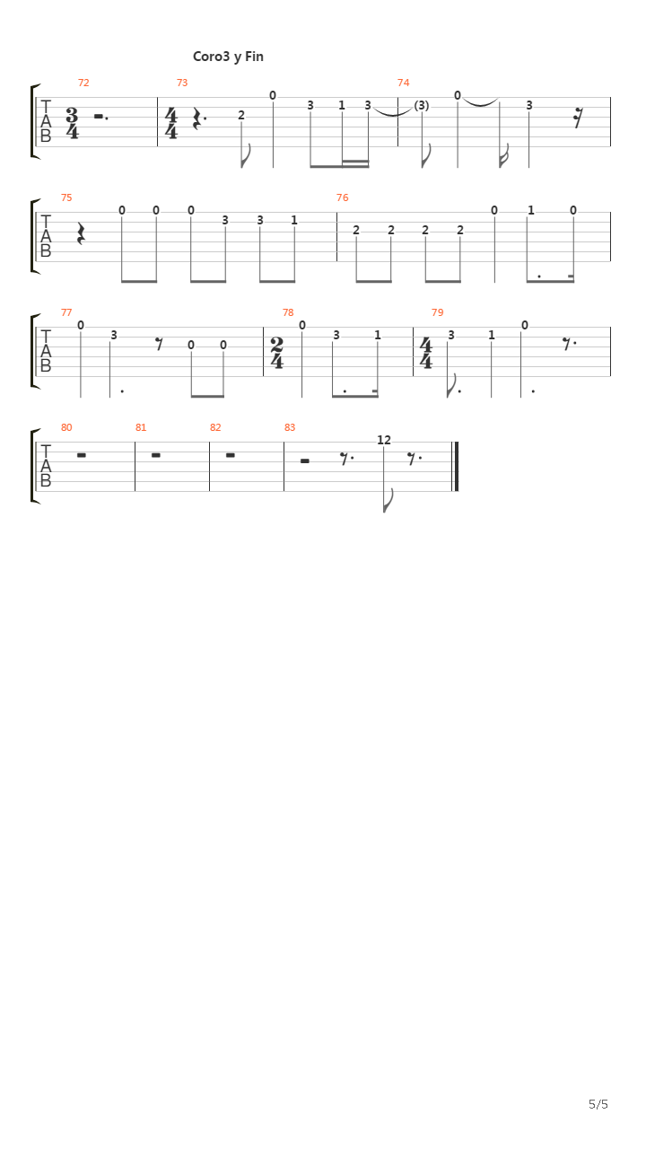 Medicina Hmeda吉他谱