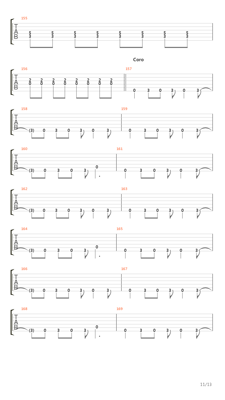 Parasiempre吉他谱