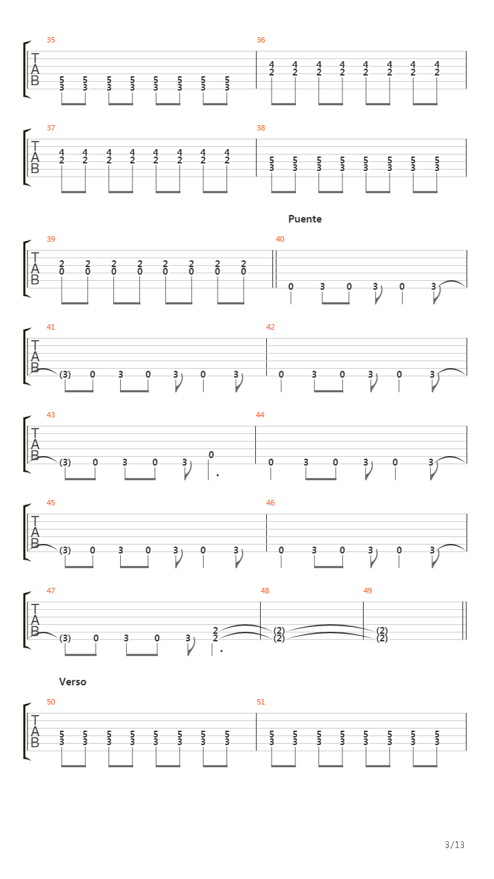 Parasiempre吉他谱