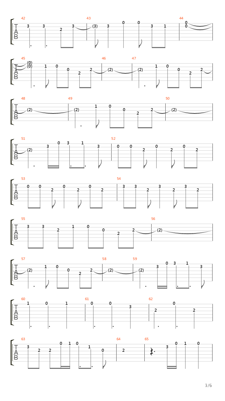 Senda吉他谱