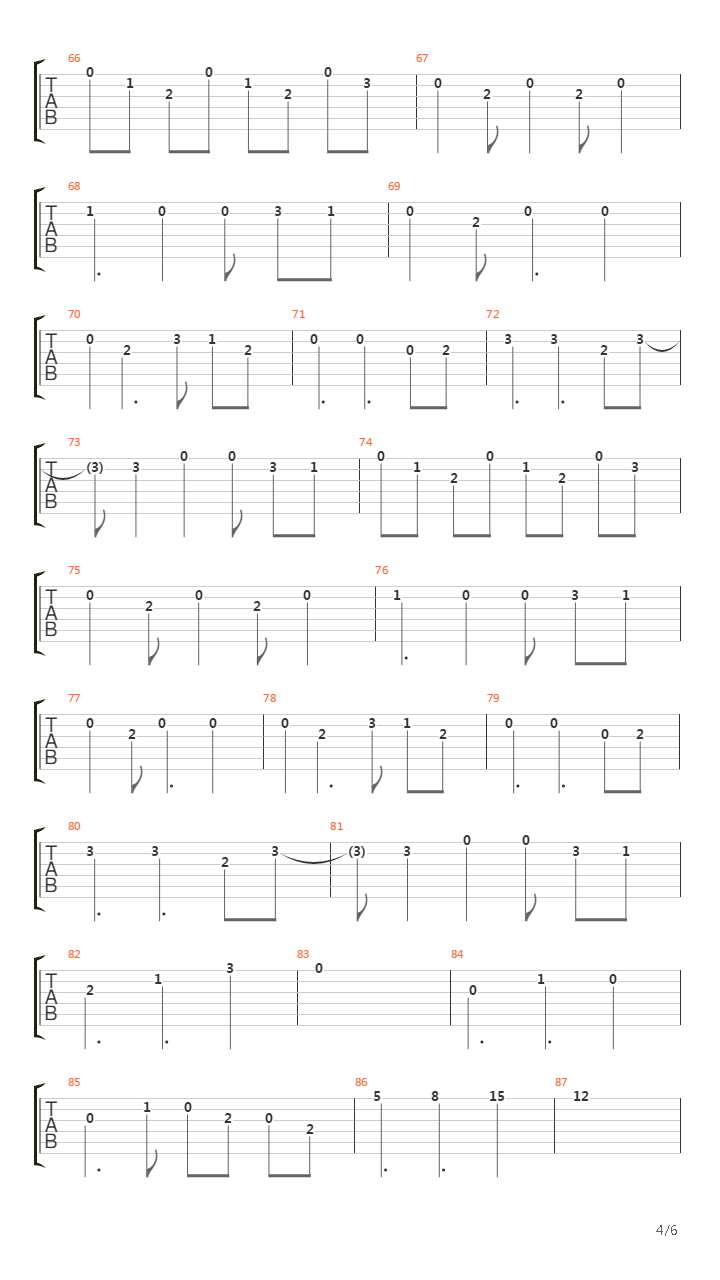 Senda吉他谱