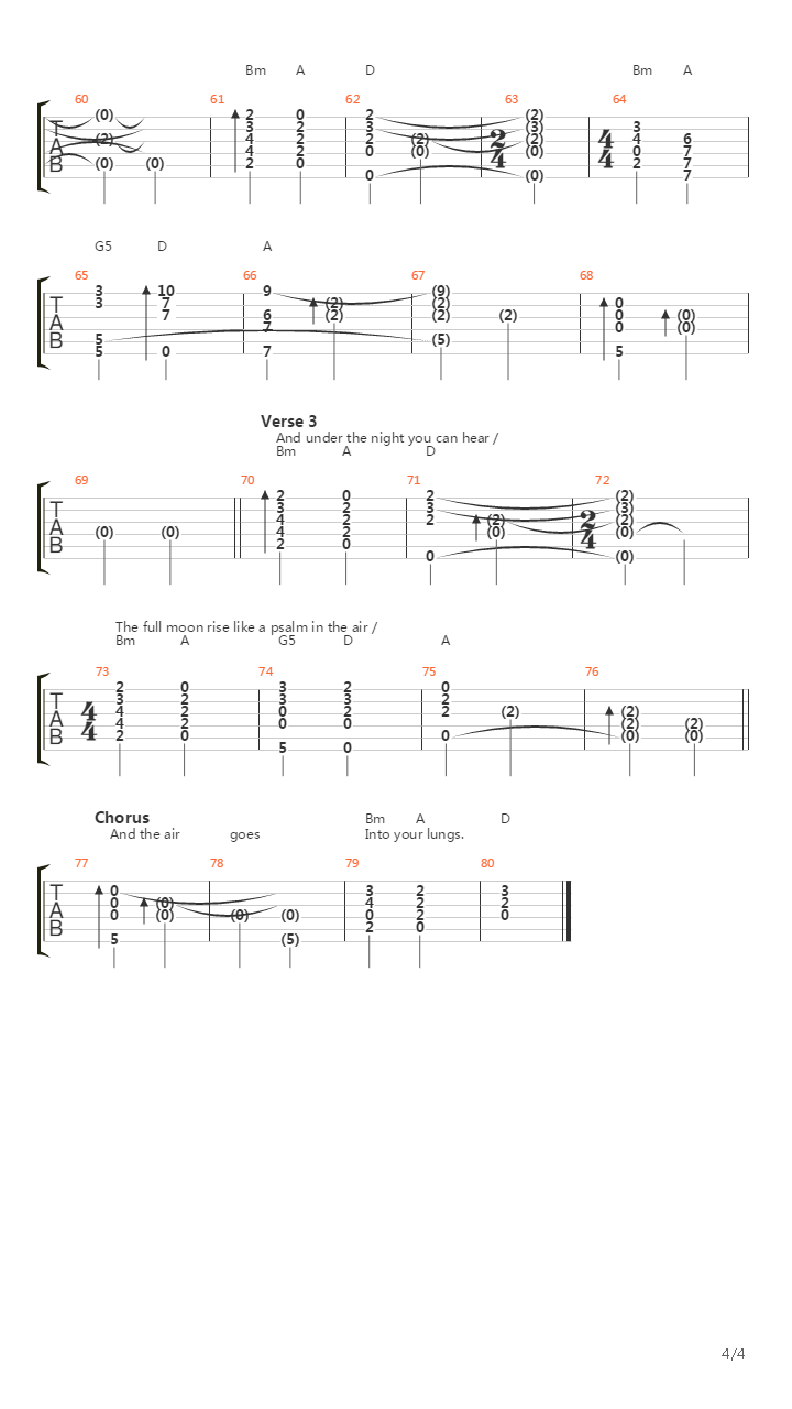 Psalm吉他谱