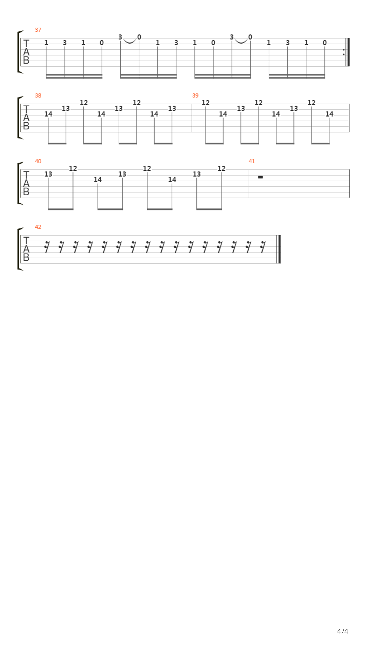A Minor Detail吉他谱