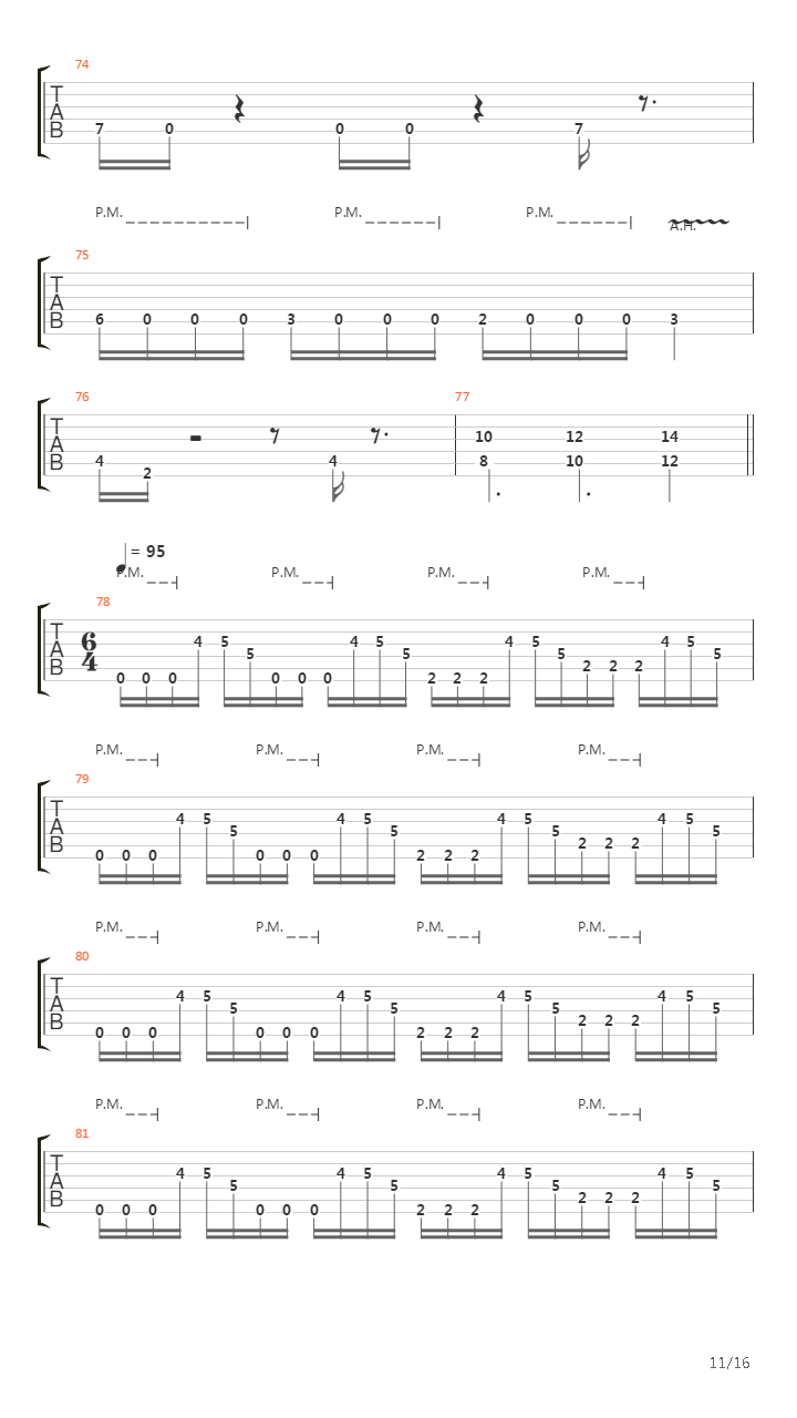 Heartbeat Seysmology吉他谱