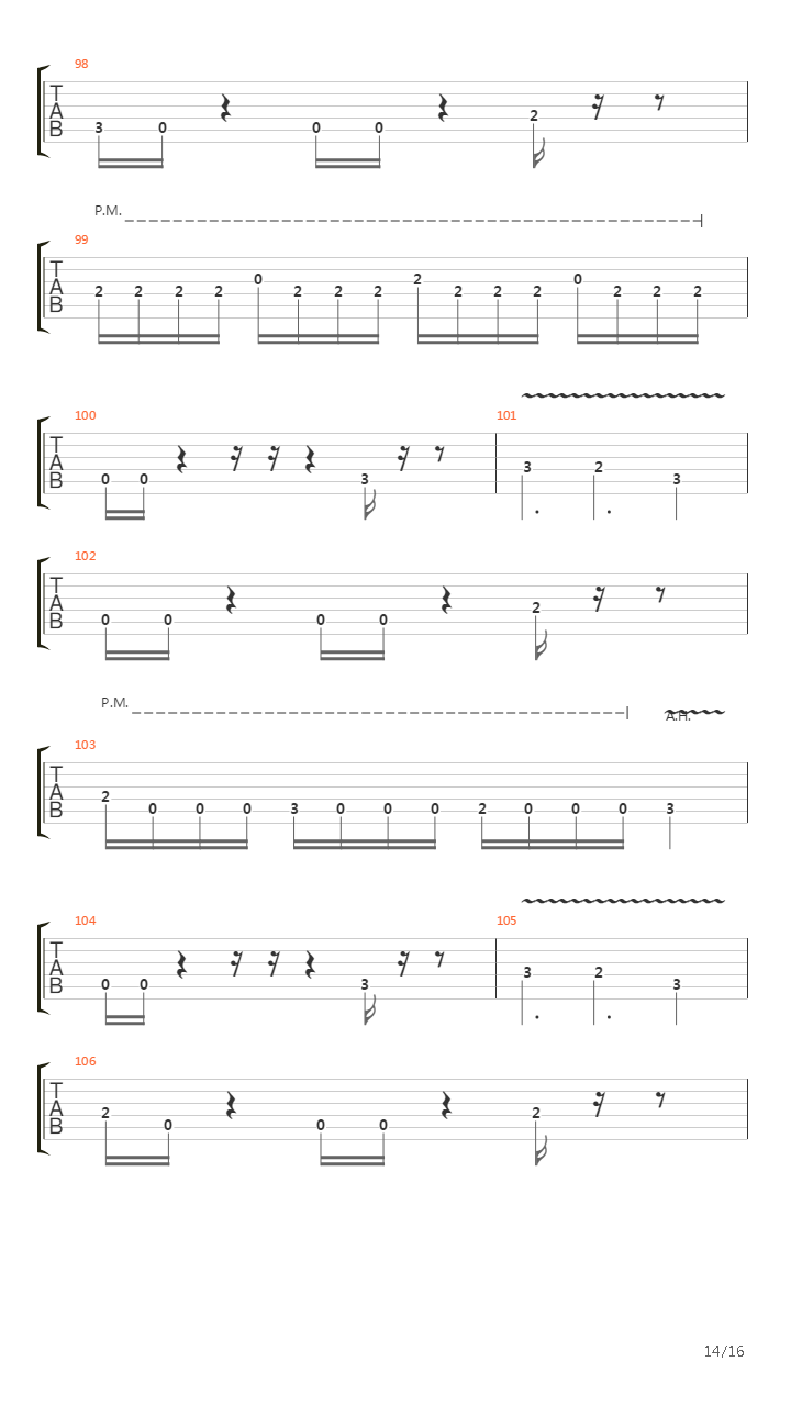 Heartbeat Seysmology吉他谱