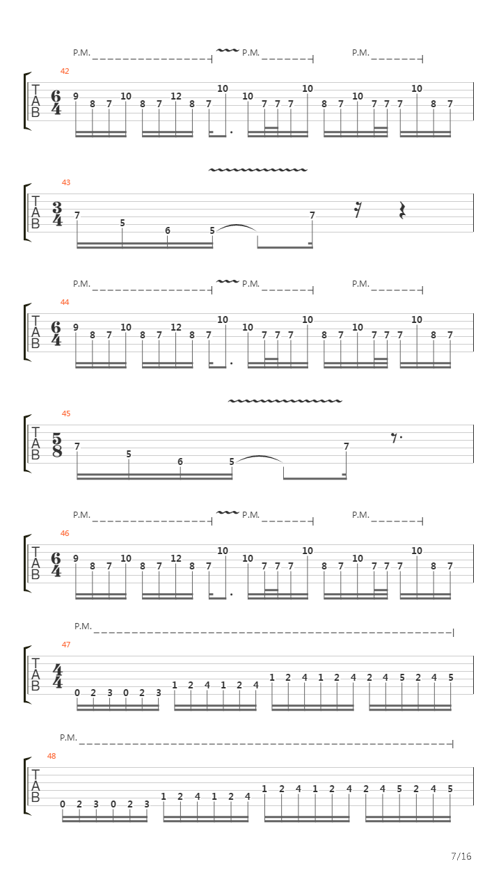 Heartbeat Seysmology吉他谱