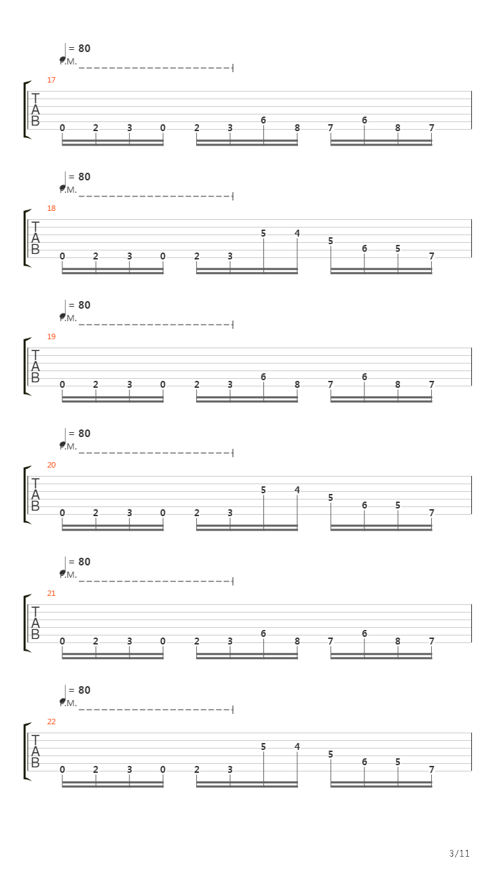 The Human Abstract吉他谱