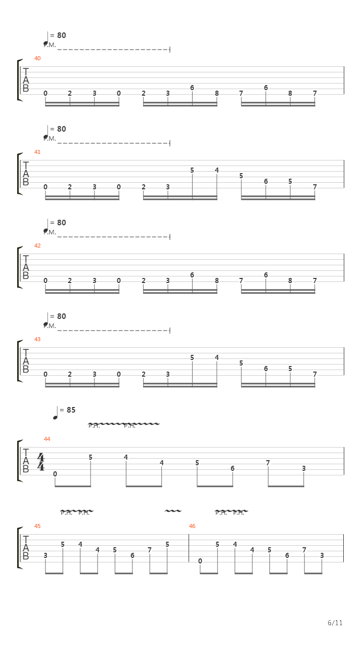 The Human Abstract吉他谱
