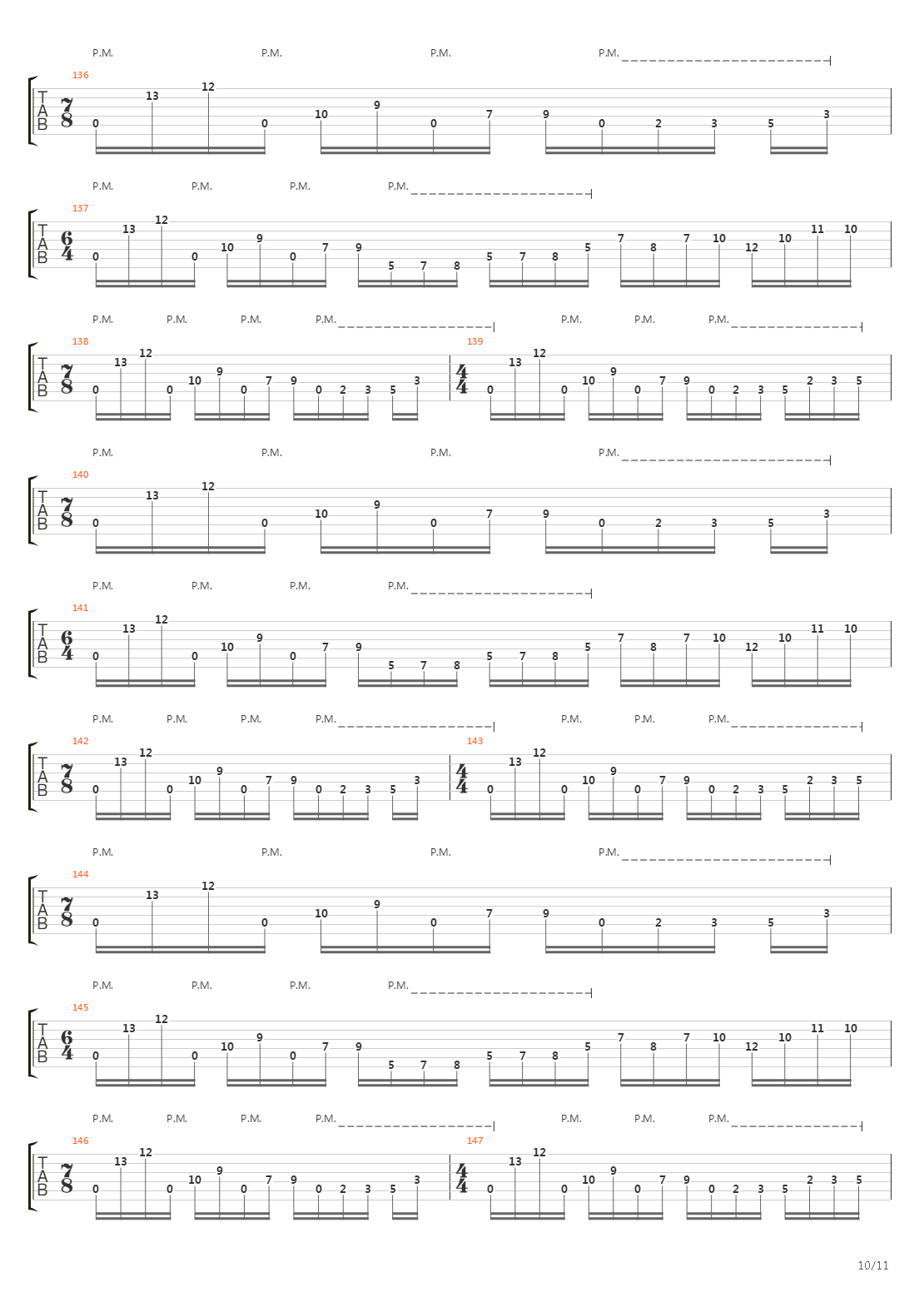 The Mime吉他谱