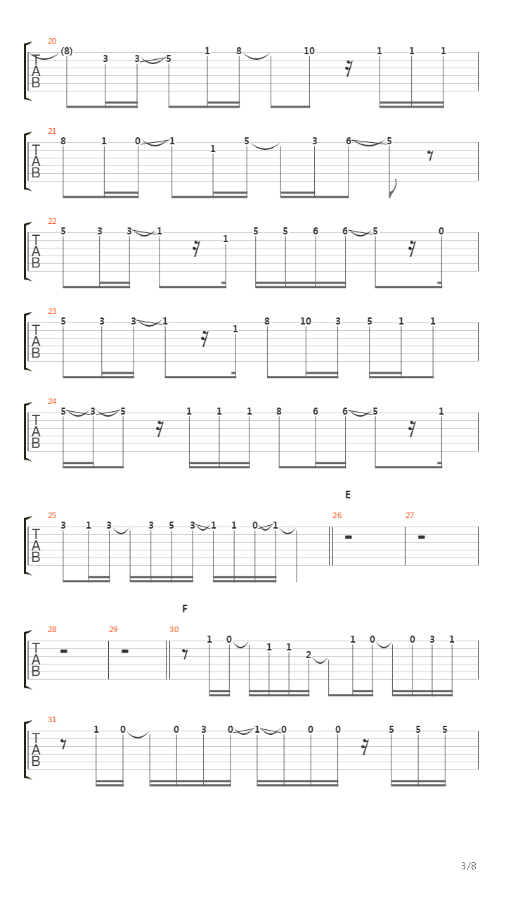 Oxalis吉他谱