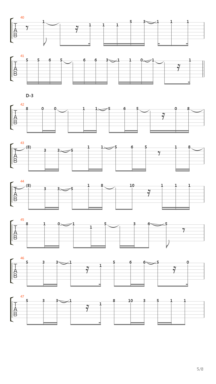 Oxalis吉他谱