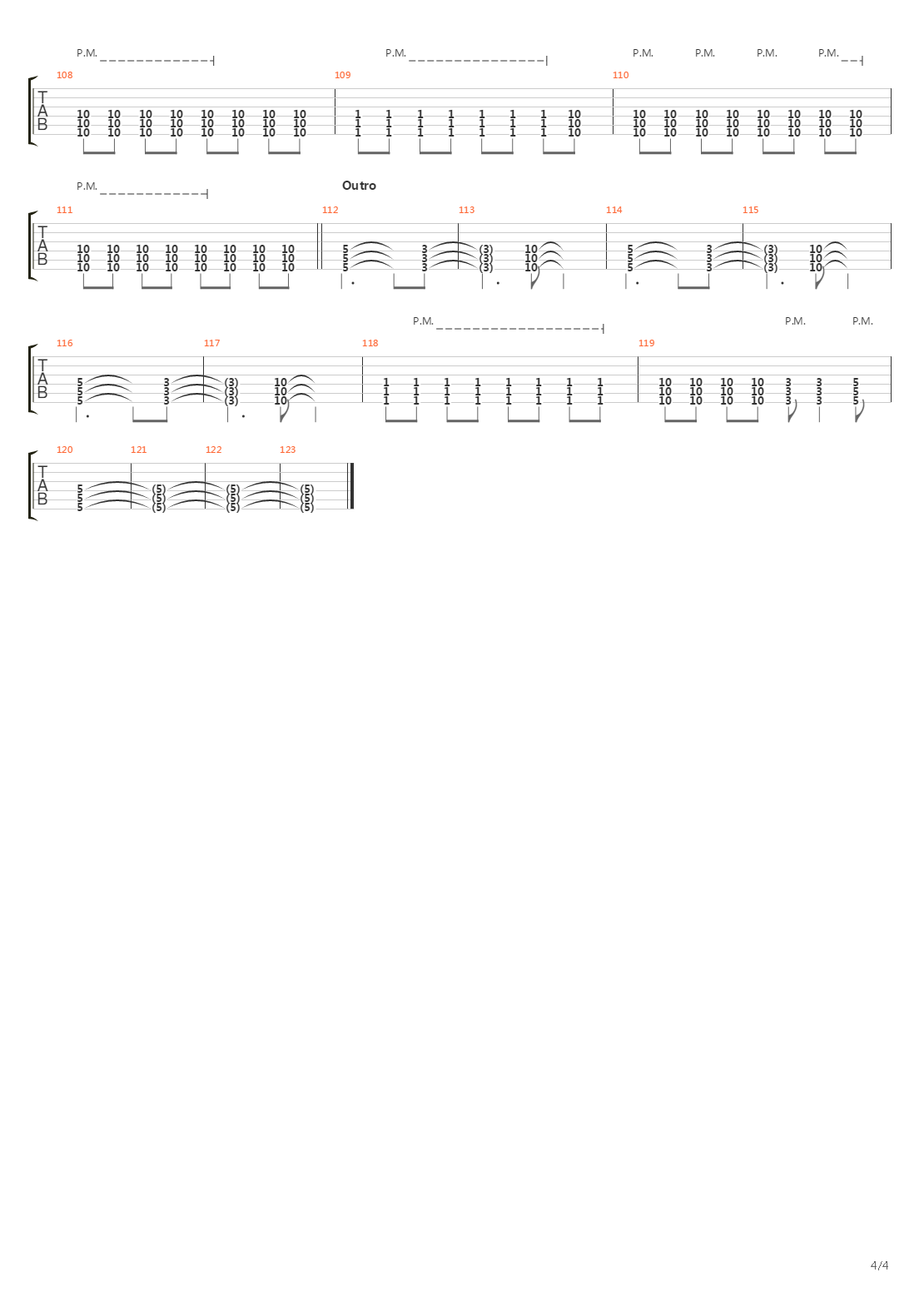 Use Me吉他谱