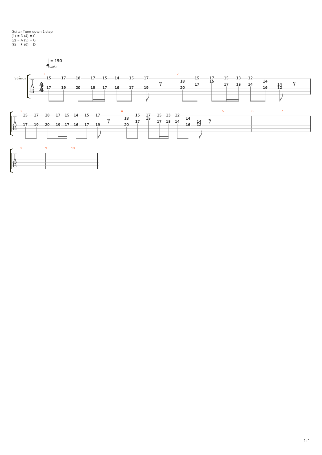 Cradle吉他谱