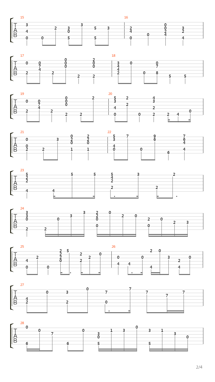 Georgia On My Mind吉他谱