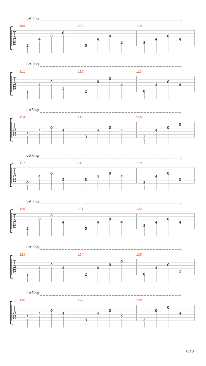 Valley Of Misery吉他谱