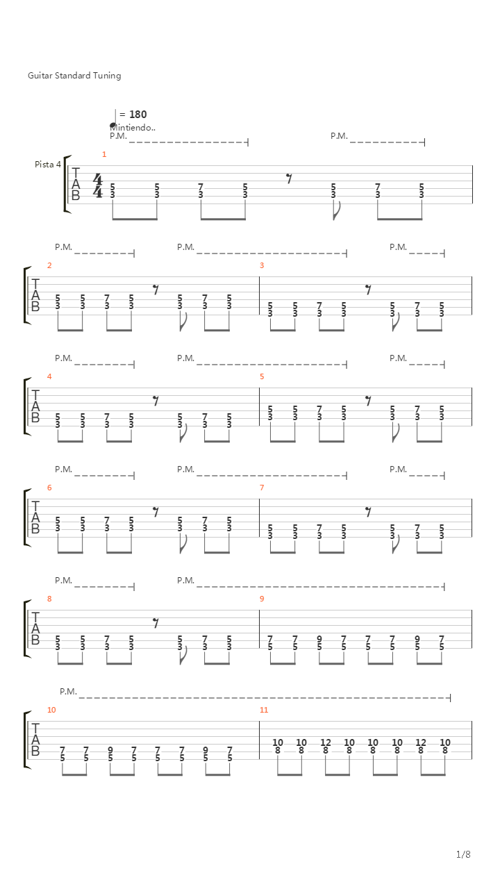 Indiana吉他谱