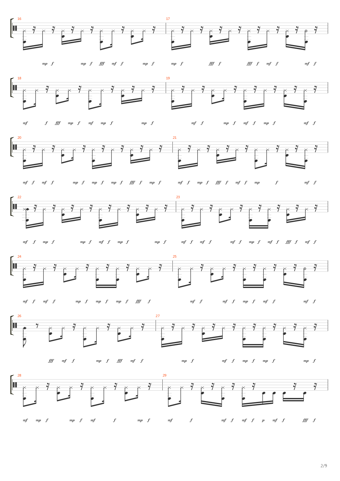 Sueltate El Pelo吉他谱