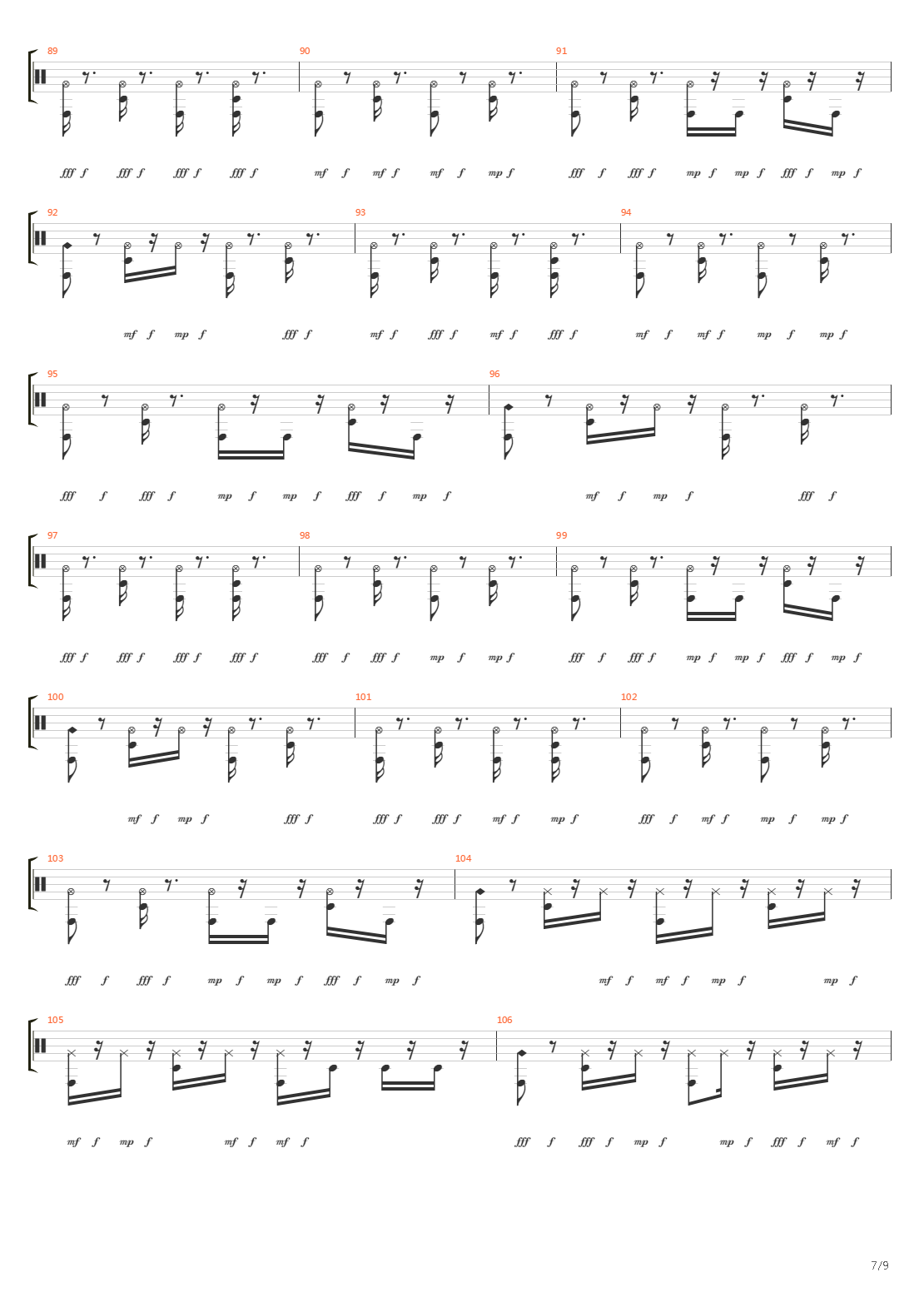 Sueltate El Pelo吉他谱