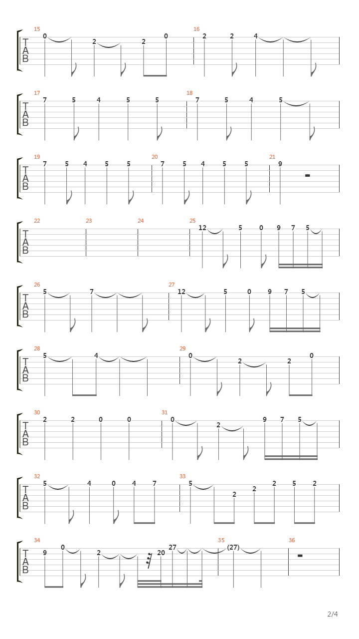 Temblando吉他谱