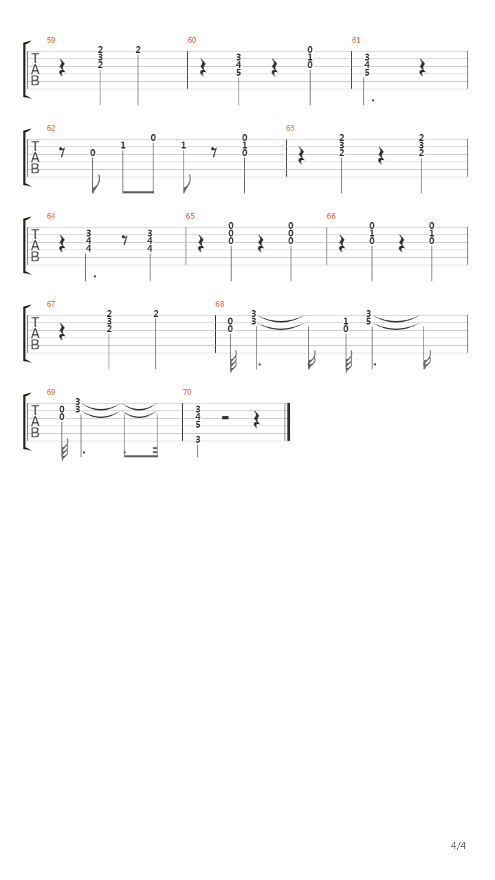Un Par De Palabras吉他谱