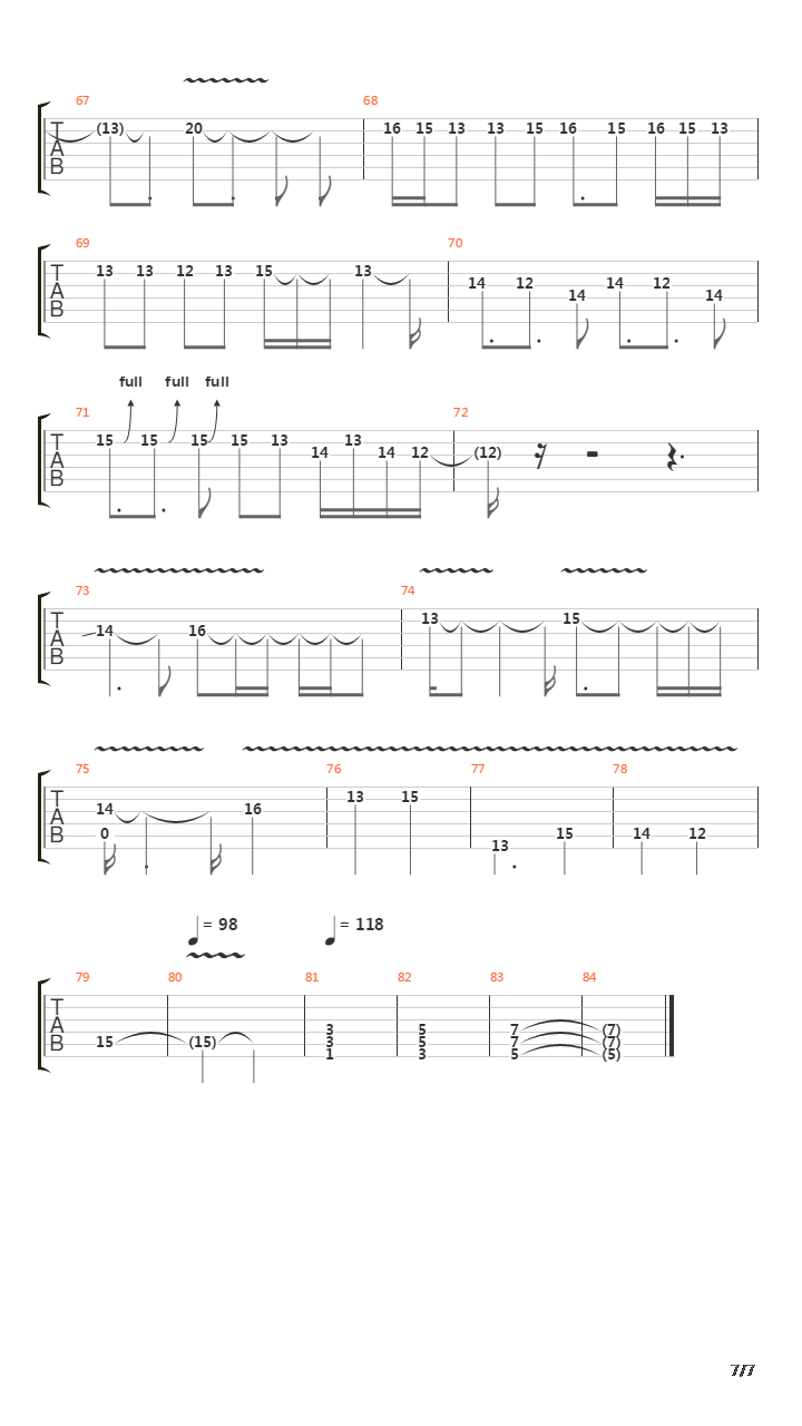 Megalovania吉他谱