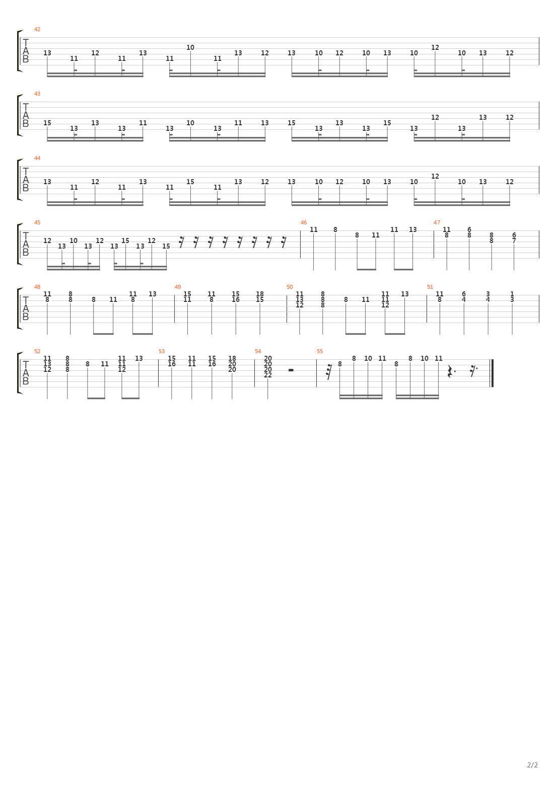 Unite Synchronization吉他谱