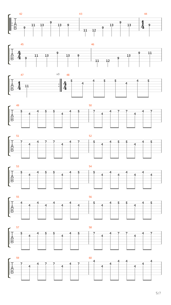 End Of An Era吉他谱