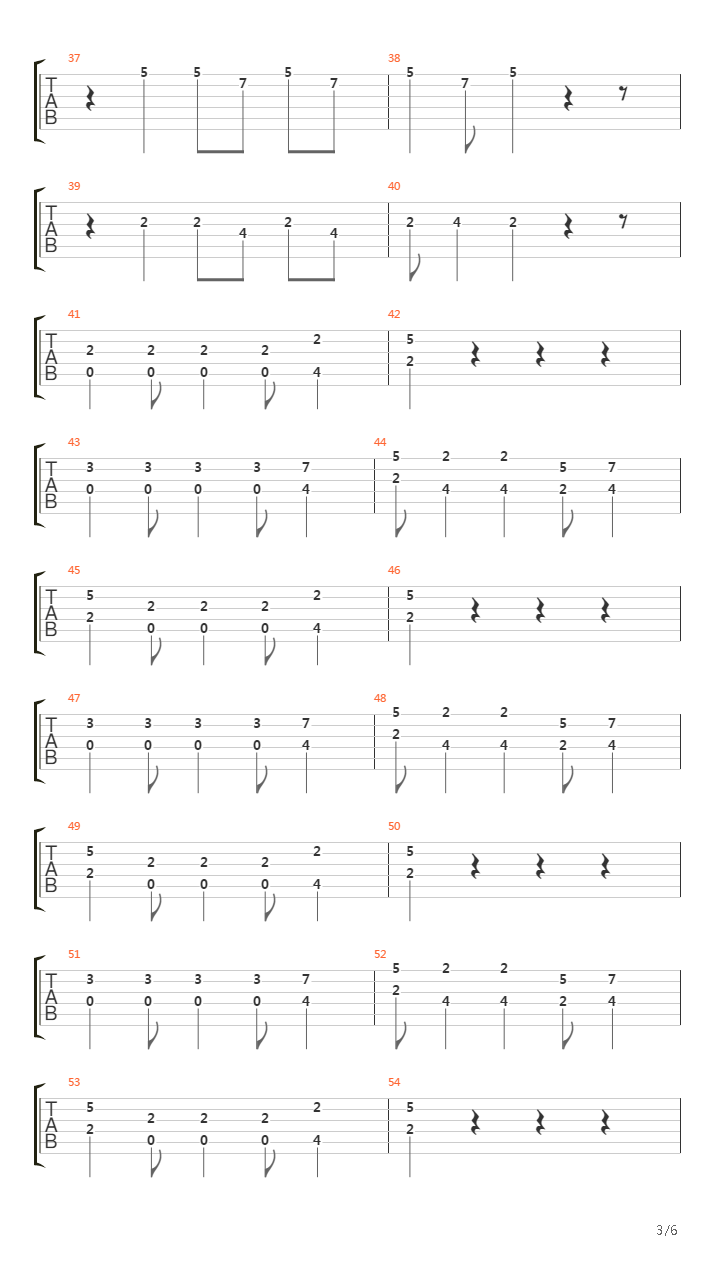 Lag Song吉他谱