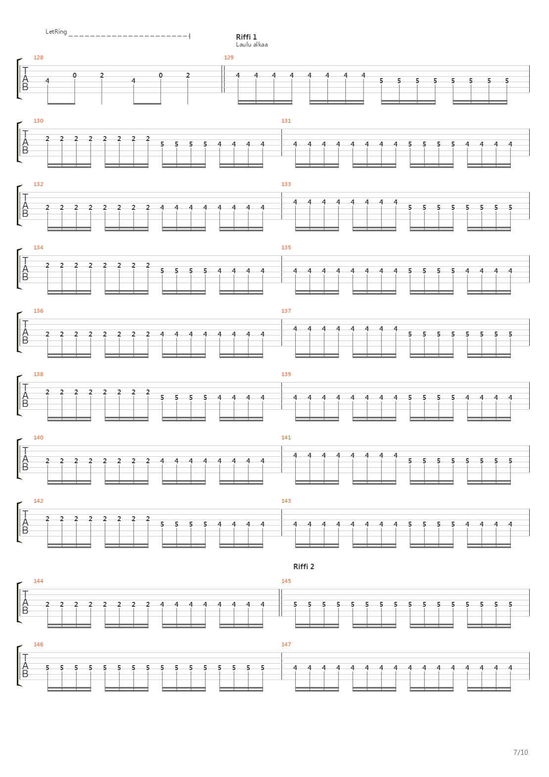 Merkuriana吉他谱