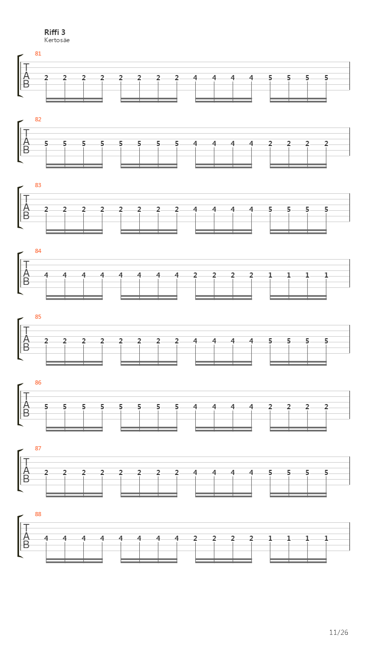 Merkuriana吉他谱