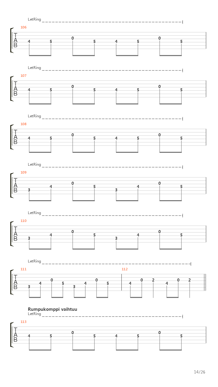 Merkuriana吉他谱