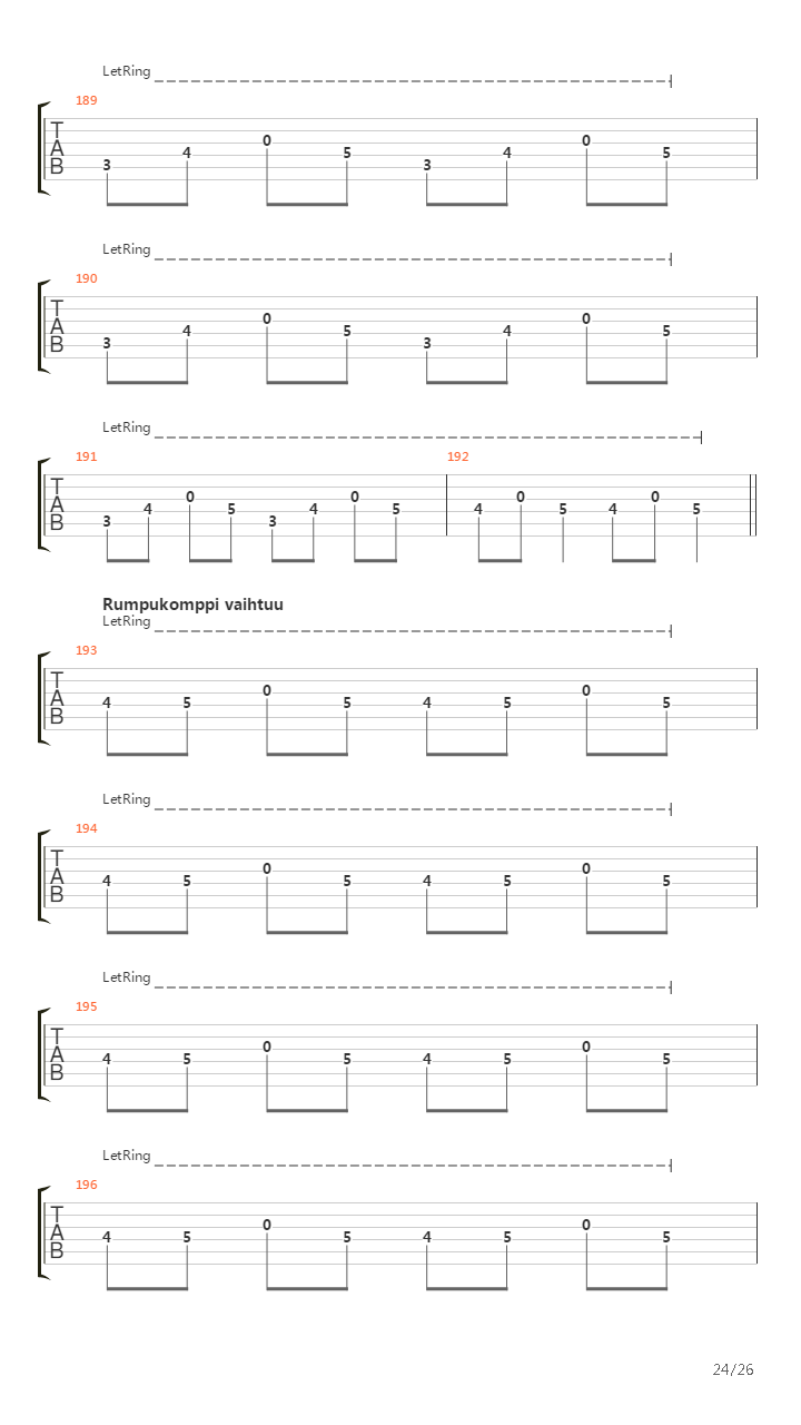 Merkuriana吉他谱