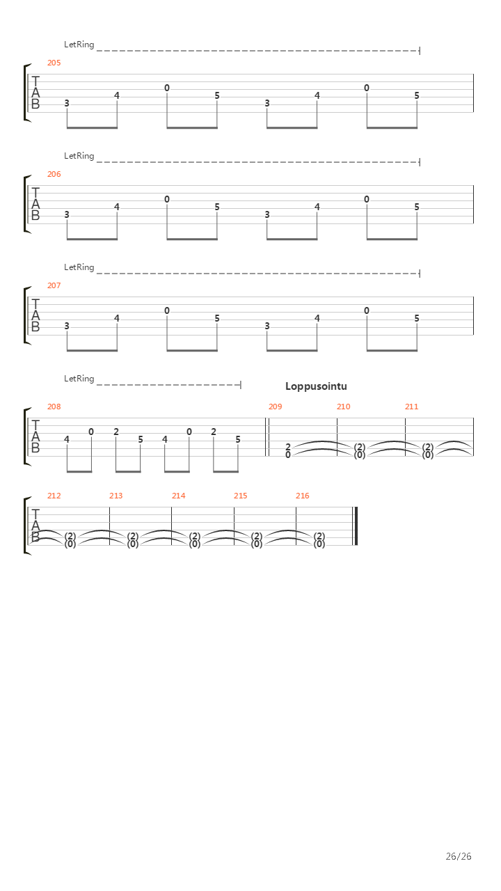 Merkuriana吉他谱