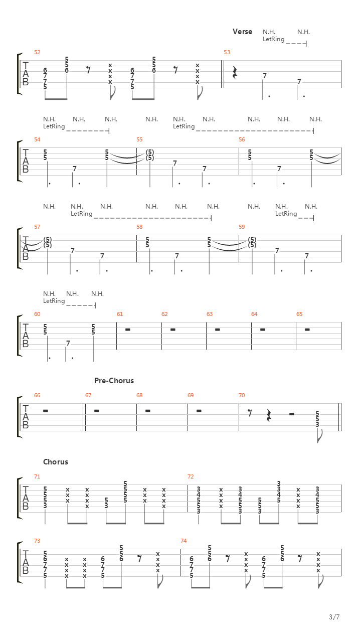 Bandages吉他谱