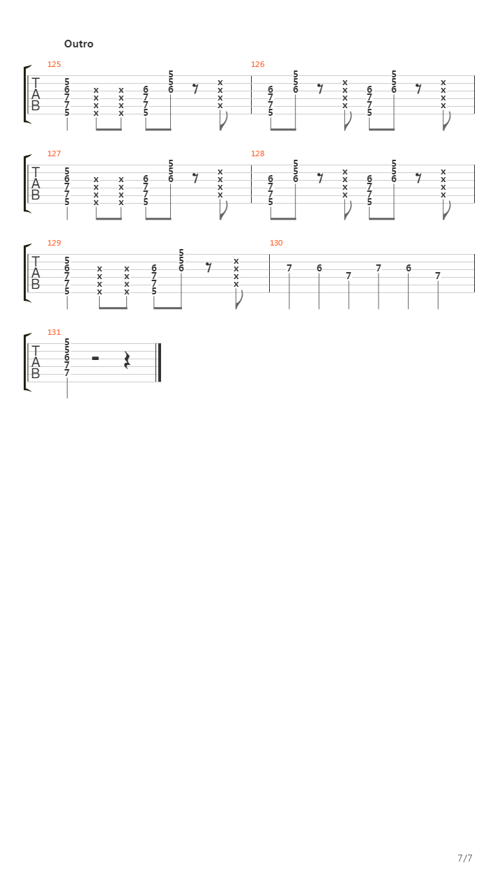 Bandages吉他谱