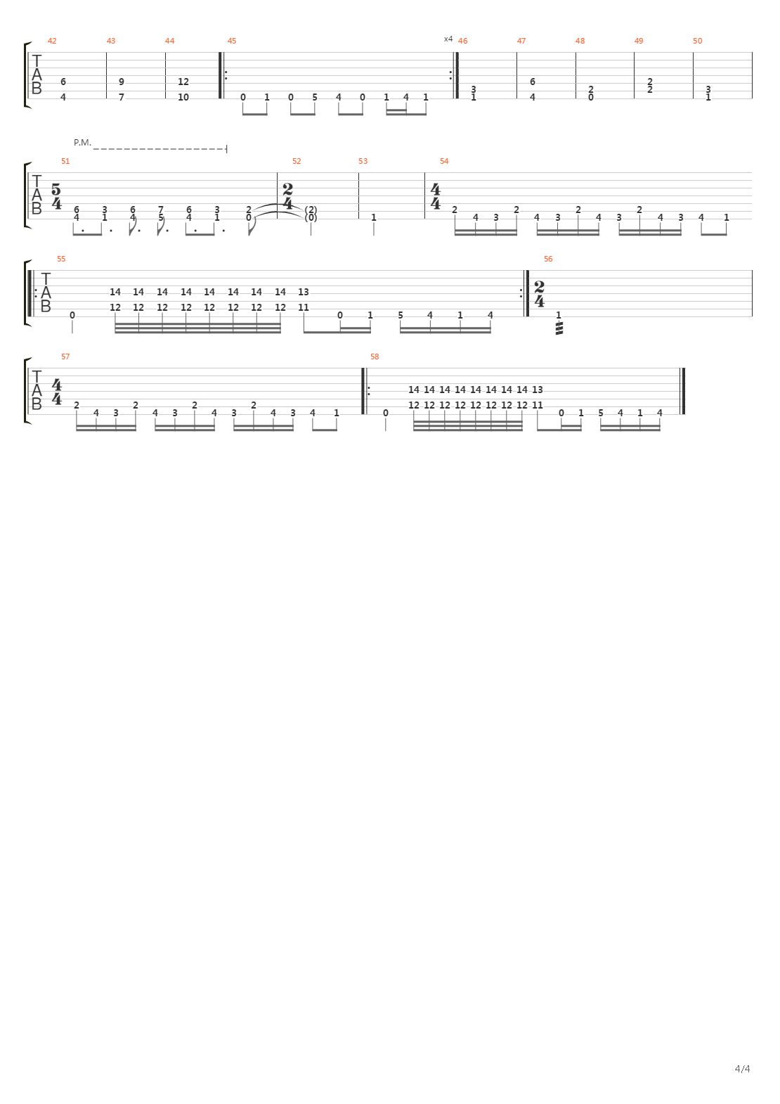 Hierarchy Of The Fools吉他谱