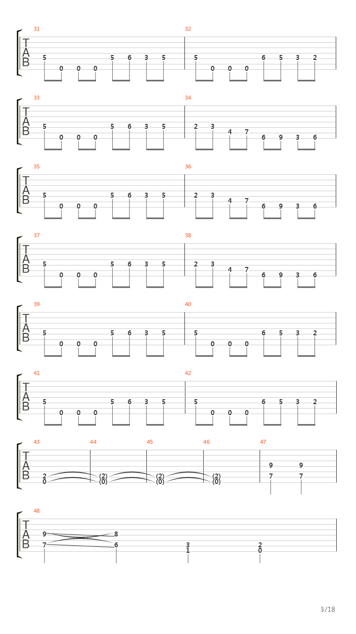 Misconception吉他谱