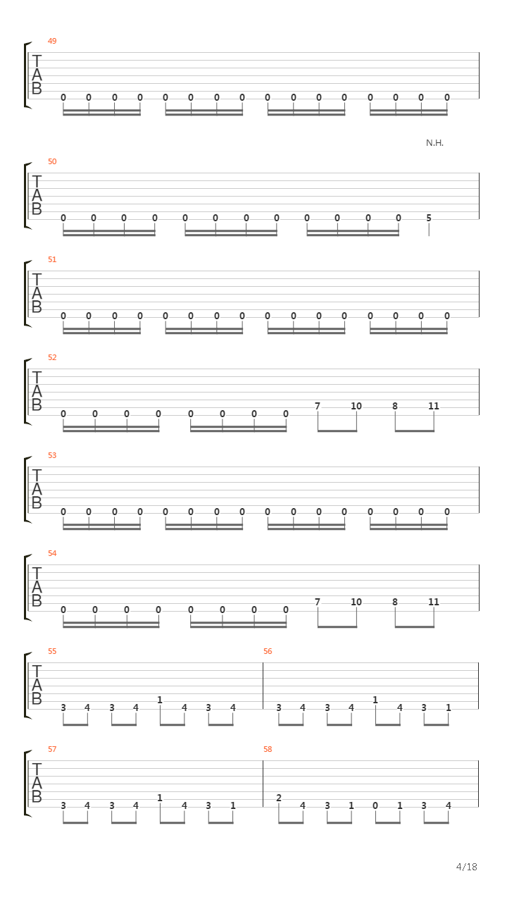 Misconception吉他谱