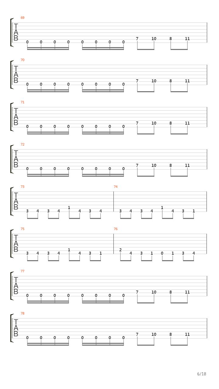 Misconception吉他谱