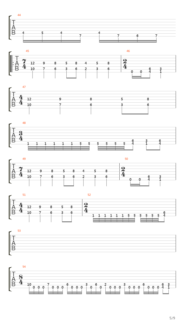 Misconception吉他谱