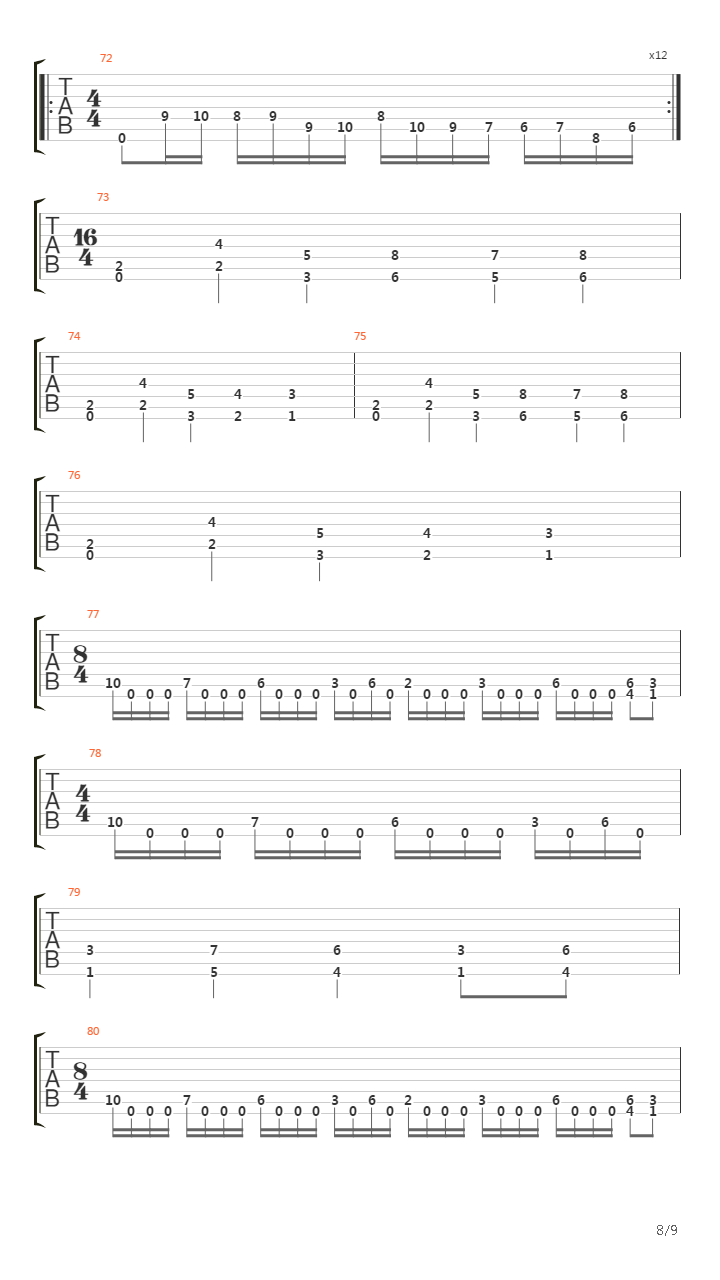 Misconception吉他谱