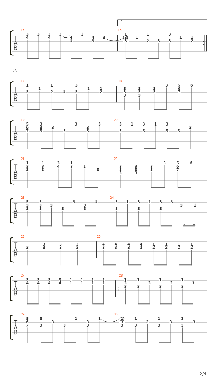 Way Back Into Love吉他谱