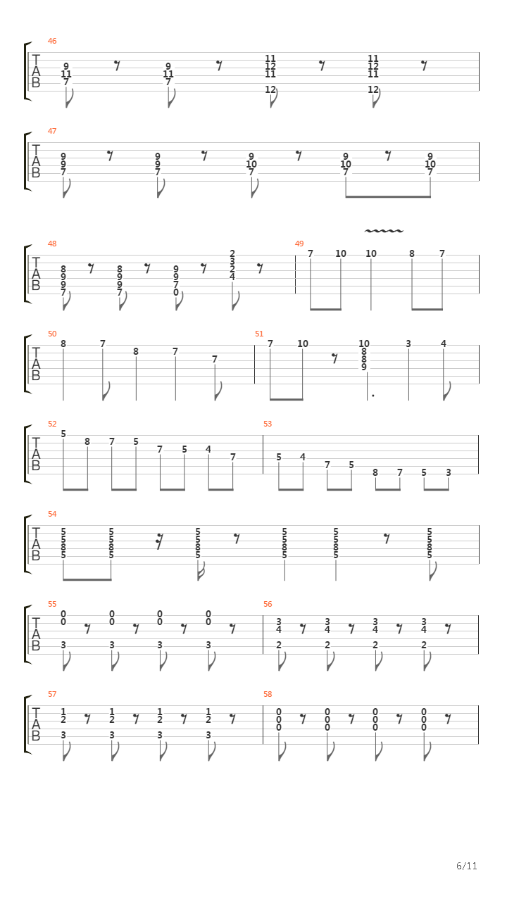 Dolina吉他谱