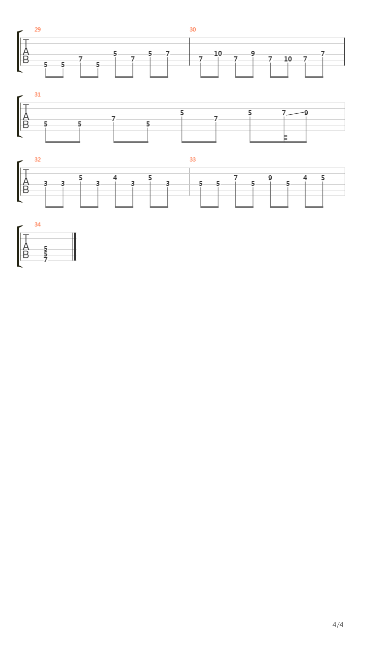 Nepabeigts吉他谱