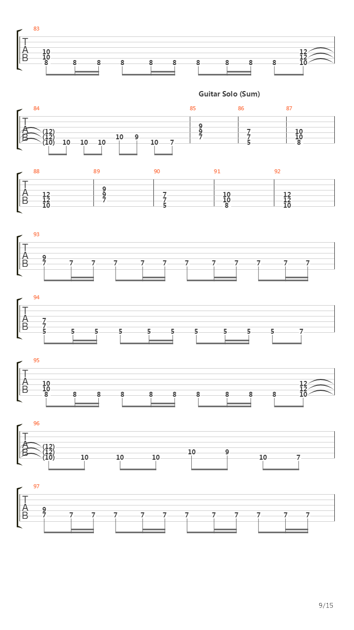 Of Fiddle Mord吉他谱