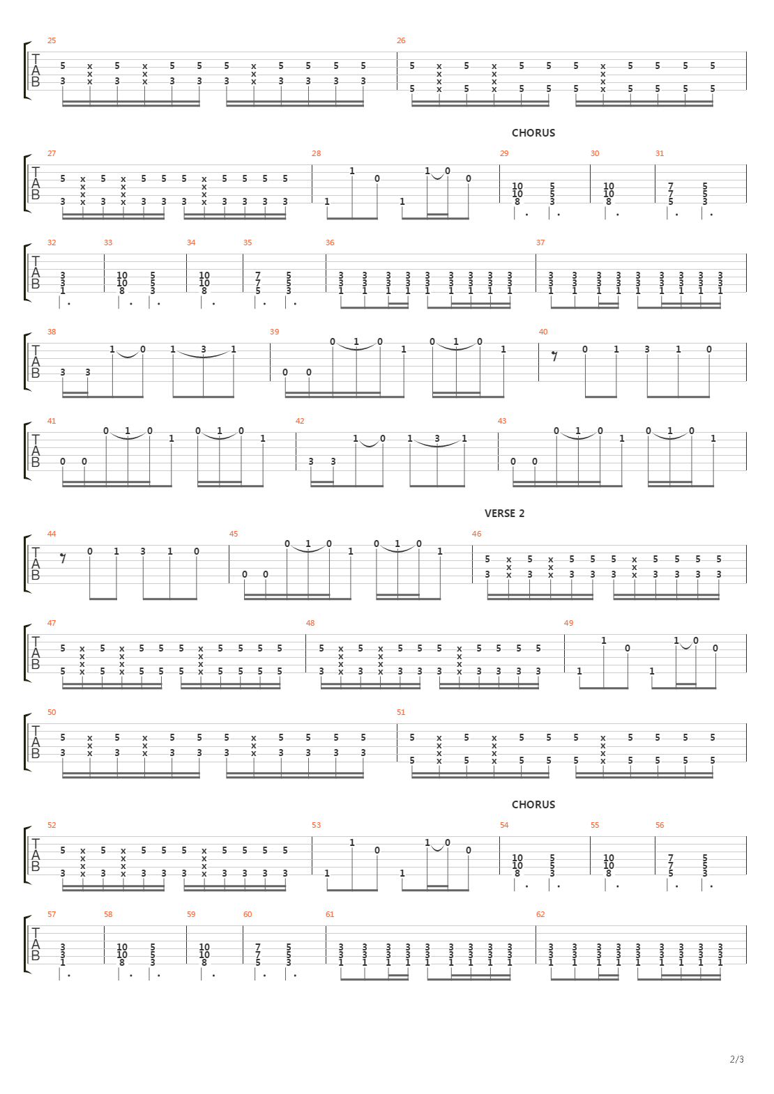 Silver吉他谱