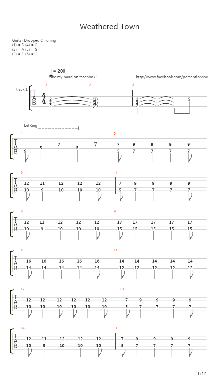 Weathered Town吉他谱